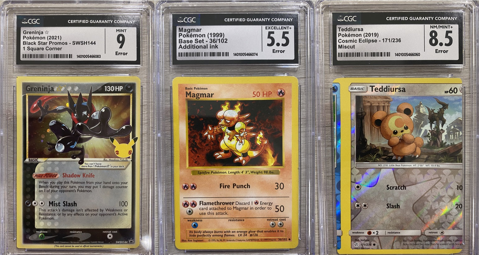 Error cards Error cards