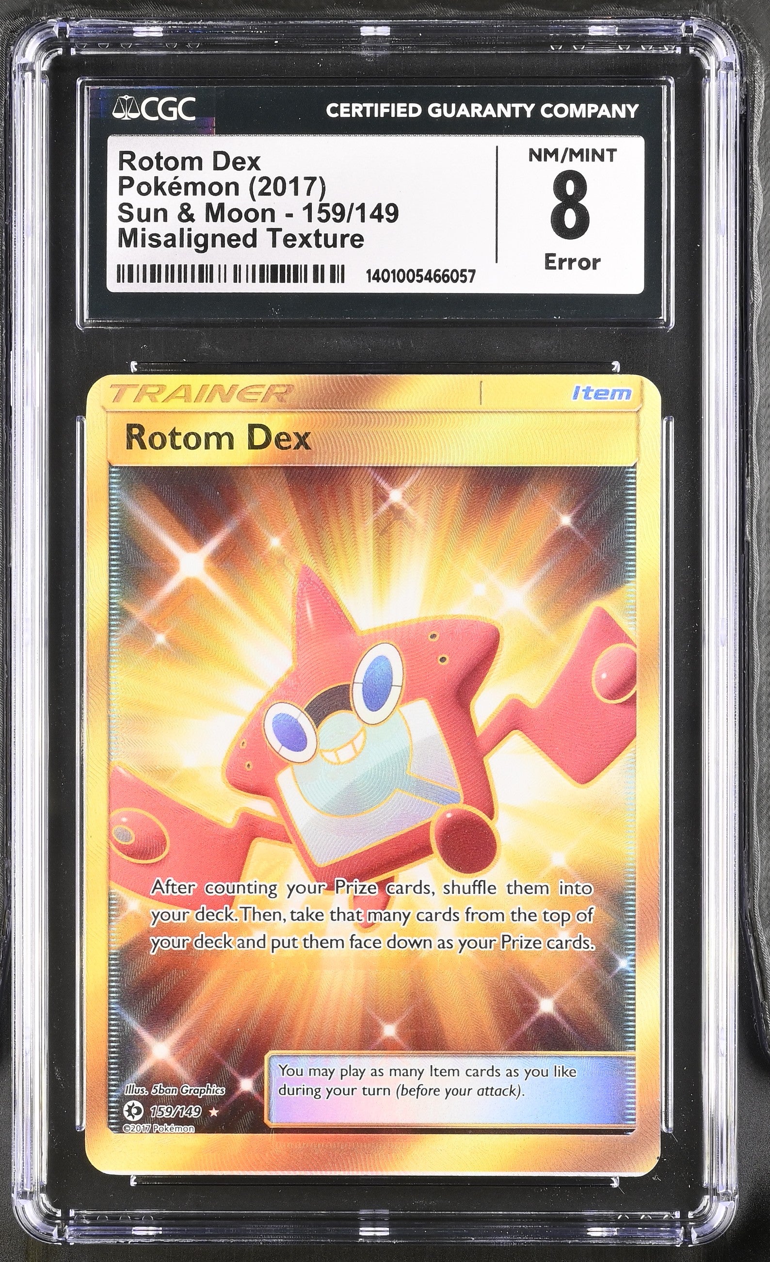 gold rotom dex pokemon card 159/149 Single card Originally released February 3 Pokemon Rotom Dex 159/149 Gold