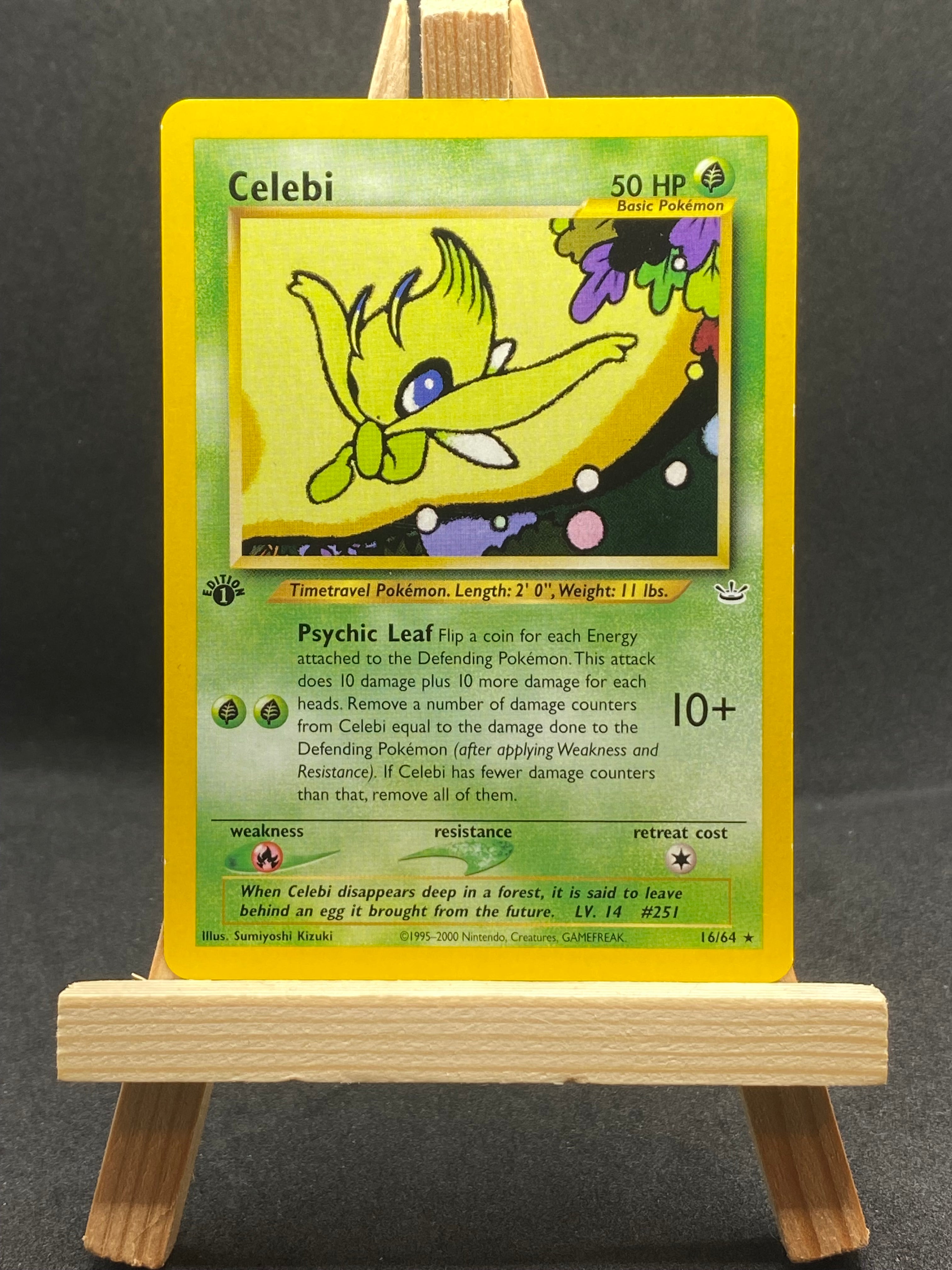 Celebi - 16/64 - Rare - Neo Revelation - 1st edition - [NM]