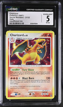 Load image into Gallery viewer, [ERROR] Charizard - 3/132 - CGC  5 - Insufficient Ink - Holo Rare - Secret Wonders [EXC]
