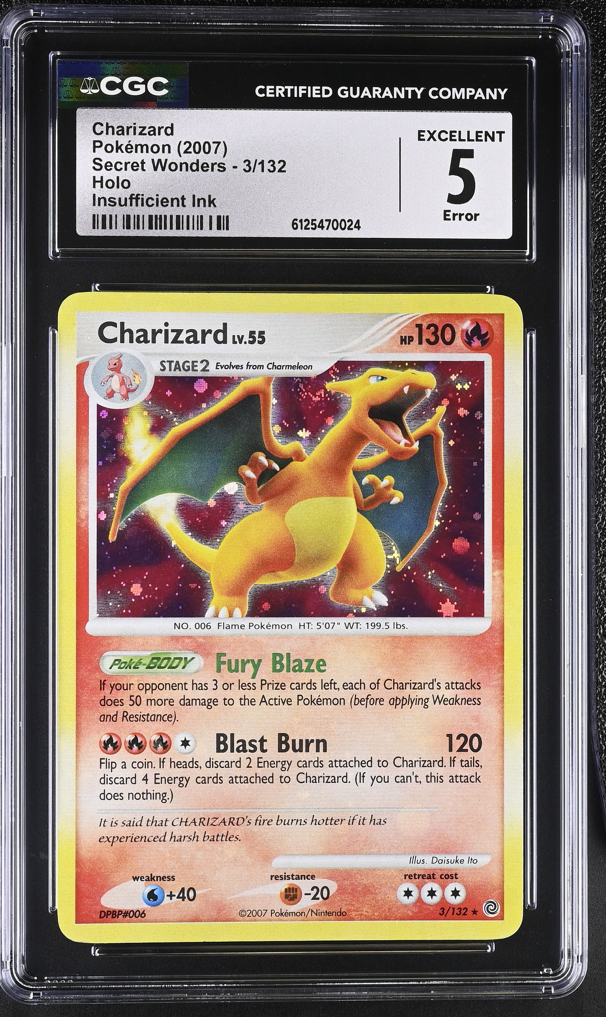 charizard 2007 pokemon card 3 Holo Cards (BCBM) Power Keepers Type Charizard #6 Prices | Pokemon