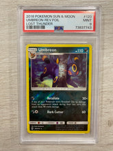 Load image into Gallery viewer, Umbreon - 120/214 - PSA 9 - Reverse holo - Lost Thunder - [M]
