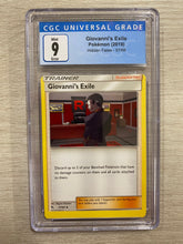 Load image into Gallery viewer, [ERROR] Giovanni&#39;s Exile - 57/68 - CGC 9 - Misalignment - Uncommon - Hidden Fates [M]
