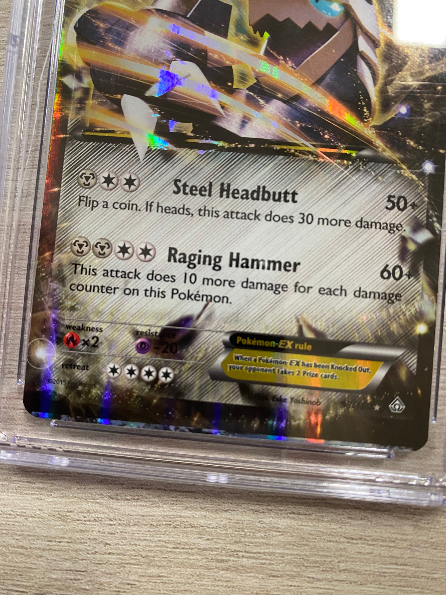 aggron ex pokemon card price Pokmon TCG Aggron-EX Primal Clash 93/160 Holo Holo Rare EX NM
