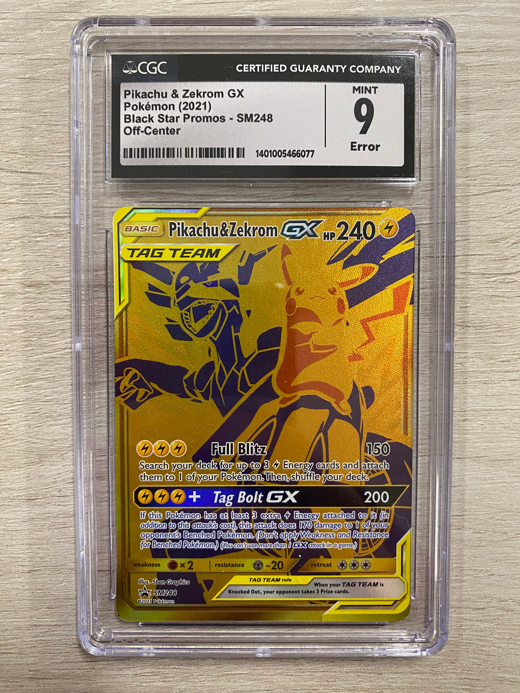 pokemon pikachu and zekrom gold card Pikachu & Zekrom GX Premium Collection - Miscellaneous Cards & Products