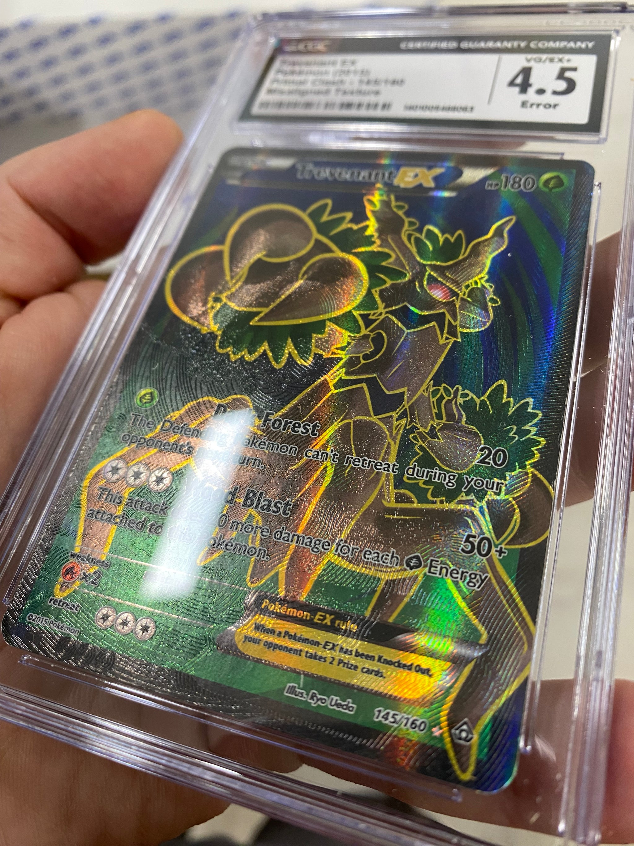 trevenant pokemon card price ERROR] Trevenant EX - 145/160 - CGC 4.5 - Misaligned Texture