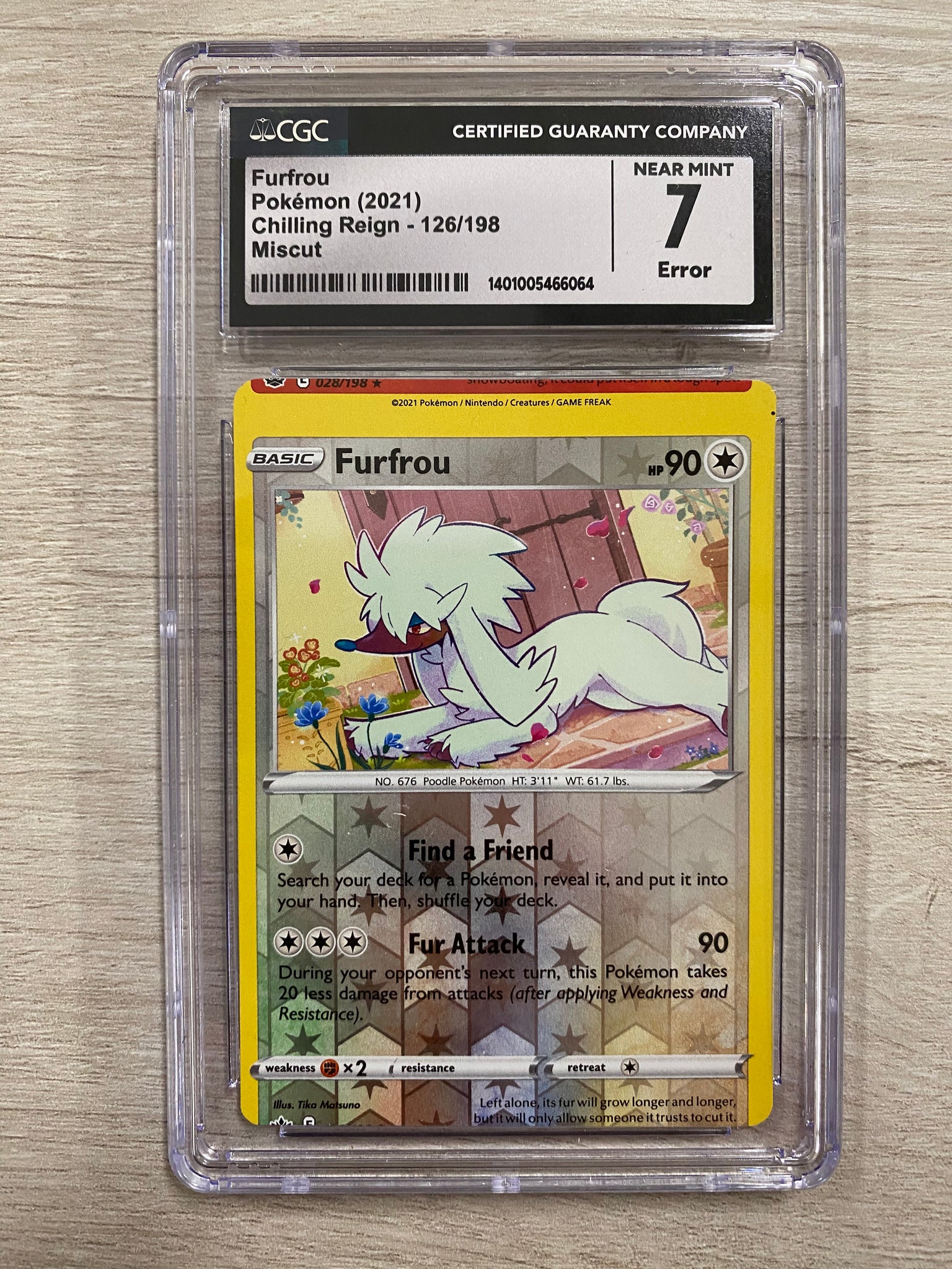 pokemon card furfrou - (87) Chilling Reign Singles Pokemon - Furfrou (90/119) -