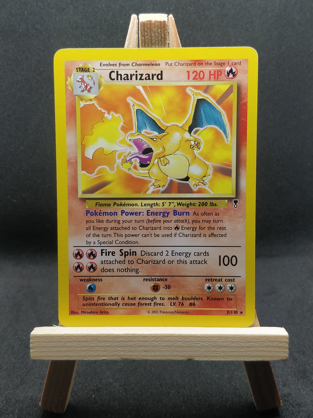 charizard pokemon card 3rd edition Charizard - 3/110 - Rare - Legendary Collection