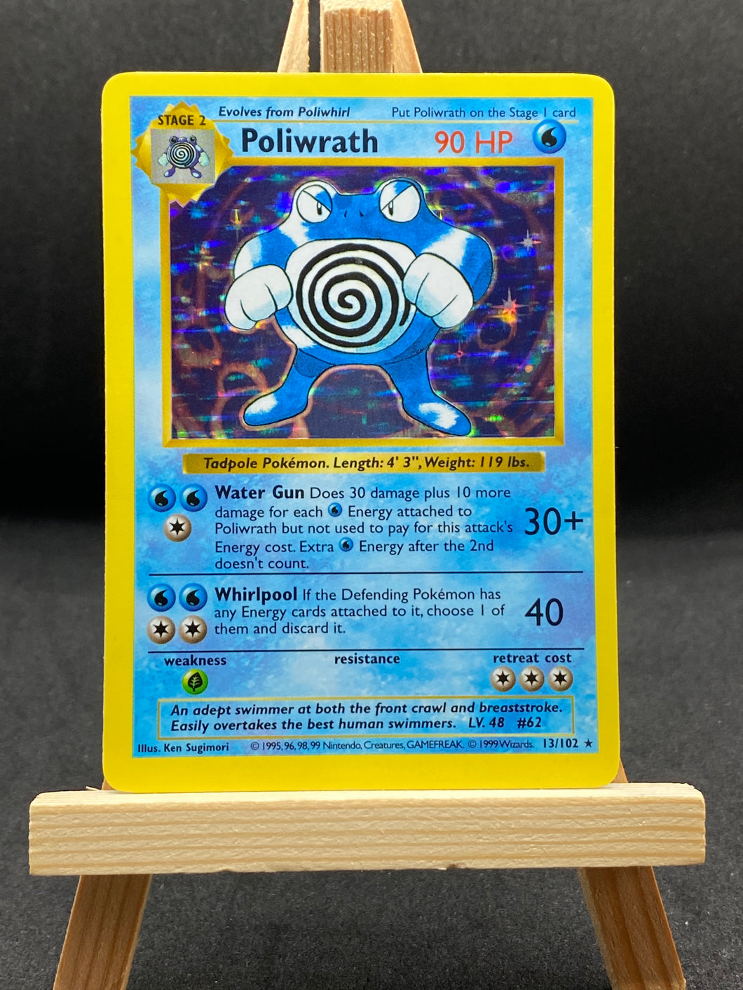 Poliwrath - 13/102 - Holo - Base set - Shadowless - [Exc]
